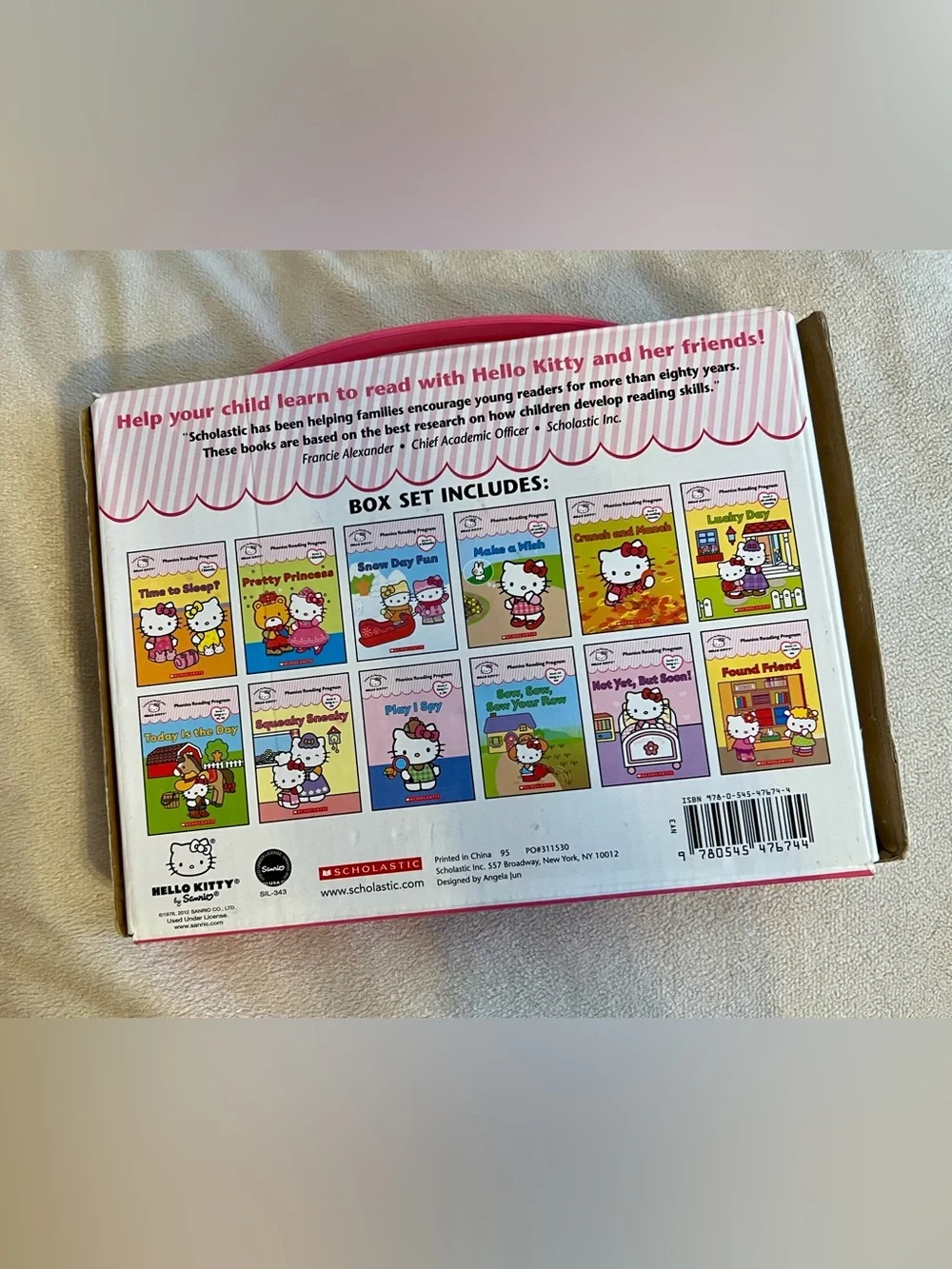 Scholastic Hello Kitty Phonics 12-Book Box Set Reading Program Ages 4-8